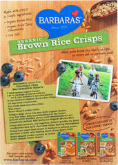 BARBARA'S: Organic Brown Rice Crisps Cereal, 10 oz