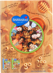 BARBARAS: Organic Honest O's Cereal Honey Nut, 10 oz