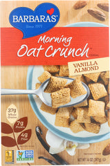 BARBARA'S BAKERY: Morning Oat Crunch Cereal Vanilla Almond, 14 oz