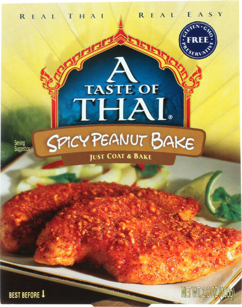 TASTE OF THAI: Spicy Peanut Bake Thai Mix, 3.5 oz