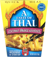 TASTE OF THAI: Coconut Ginger Noodles Quick Meal, 4 oz