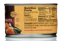 REESE: Water Chestnuts Diced, 8 oz