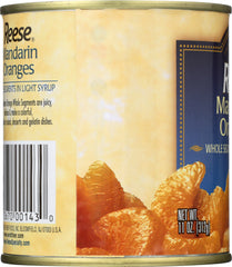 REESE: Mandarin Oranges Whole Segments In Light Syrup, 11 oz