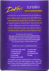 DAVINCI: Pasta Porcini Tortellini Mushroom Fill, 7 oz