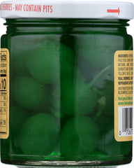 REESE: Green Maraschino Cherries with Stems, 10 oz