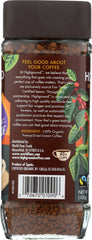 HIGHGROUND: Coffee Instant Regular Organic, 3.53 oz