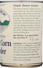 BAR HARBOR: Soup Chowder Lobster & Corn, 15 oz