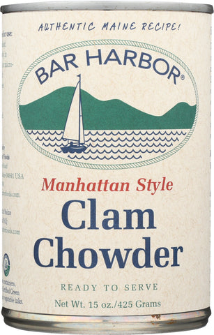 BAR HARBOR: Clam Chowder Manhattan Style, 15 Oz