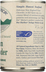 BAR HARBOR: Soup Chowder Clam New England Ready To Served, 15 oz