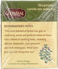 CELESTIAL SEASONINGS: Sleepytime Herbal Tea Caffeine Free 20 Tea Bag, 1 oz