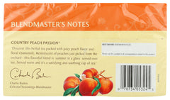 CELESTIAL SEASONINGS: Country Peach Passion Herbal Tea Caffeine Free, 20 bg