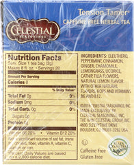 CELESTIAL SEASONINGS: Tension Tamer Herbal Tea Caffeine Free, 20 bg