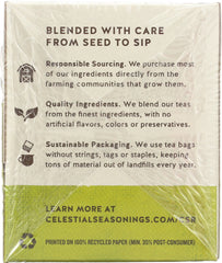 CELESTIAL SEASONINGS: Green Tea With White Tea Antioxidant Supplement 20 Tea Bags, 1.4 oz