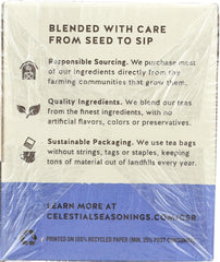 CELESTIAL SEASONINGS: True Blueberry Herbal Tea Caffeine Free, 20 bg