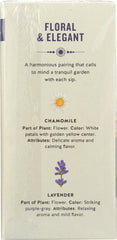 CELESTIAL SEASONINGS: Organic Herbal Tea Chamomile & Lavender Pack of 20, 0.9 oz