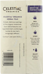 CELESTIAL SEASONINGS: Organic Herbal Tea Chamomile & Lavender Pack of 20, 0.9 oz