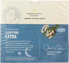 CELESTIAL SEASONINGS: Wellness Sleepytime Extra Tea Pack of 40, 2.5 oz