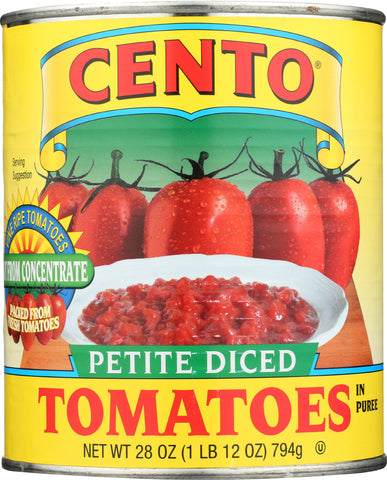 CENTO: Petite Diced Tomatoes, 28 oz