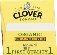 CLOVER SONOMA: Organic Salted Butter, 16 oz