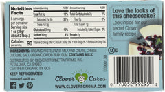 CLOVER SONOMA: Organic Cream Cheese, 8 oz