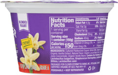 CLOVER SONOMA: Organic Whole Milk Vanilla Bean Greek Yogurt, 5.30 oz