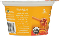 CLOVER SONOMA: Organic Whole Milk Honey Greek Yogurt, 5.30 oz
