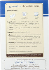KING ARTHUR FLOUR: Gluten Free Chocolate Cake Mix, 22 oz