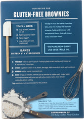 KING ARTHUR FLOUR: Gluten Free Brownie Mix, 17 oz
