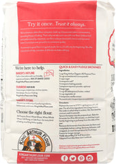 KING ARTHUR FLOUR: Organic Unbleached All Purpose Flour, 5 lbs