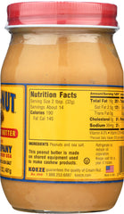 CREAM NUT: Peanut Butter Smooth Natural, 17 oz