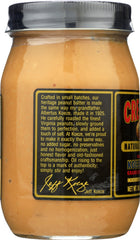 CREAM NUT: Peanut Butter Crunchy Natural, 16.5 oz