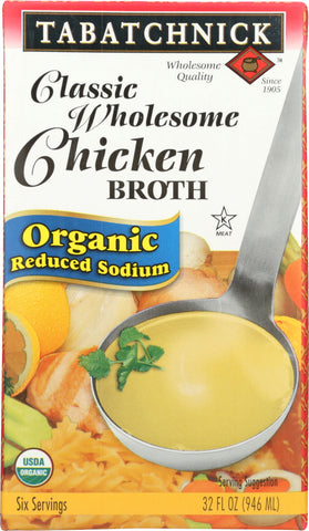 TABATCHNICK: Organic Broth Classic Chicken, 32 oz