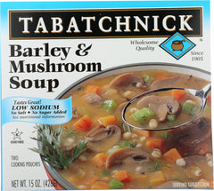 TABATCHNICK: Barley & Mushroom Soup Low Sodium, 15 oz