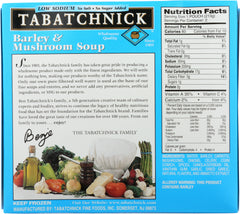 TABATCHNICK: Barley & Mushroom Soup Low Sodium, 15 oz