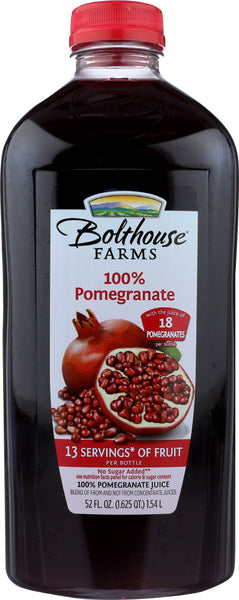 BOLTHOUSE FARMS: 100% Pomegranate Juice, 52 oz