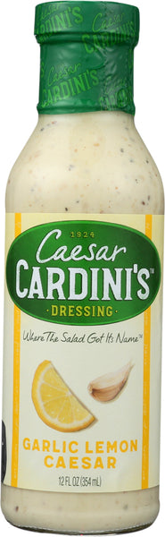 CARDINI: Garlic Lemon Caesar Dressing, 12 oz