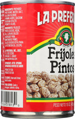 LA PREFERIDA: Pinto Beans, 15 oz