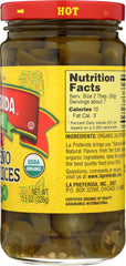 LA PREFERIDA: Organic Jalapeno Nacho Slices Hot, 11.5 oz