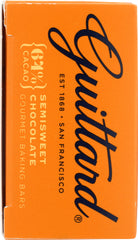 GUITTARD: Semisweet Chocolate Gourmet Baking Bars, 6 oz