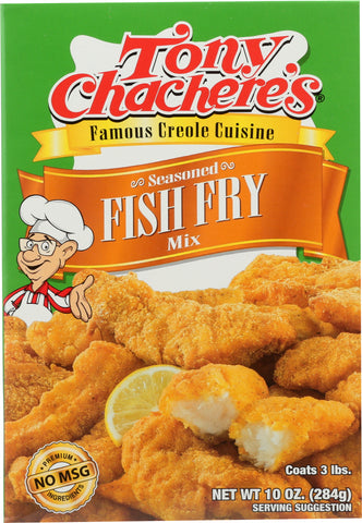 TONY CHACHERES: Seasoned Fish Fry Mix, 10 oz