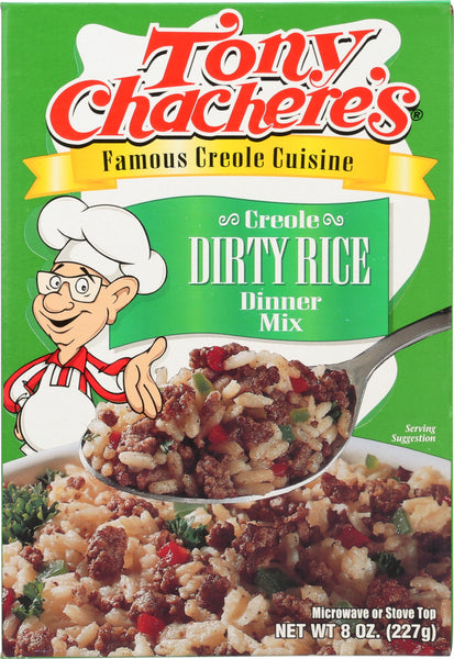 TONY CHACHERE'S: Creole Dirty Rice Dinner Mix, 8 oz