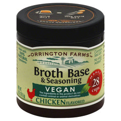 ORRINGTON FARMS: Seasoning Broth Base Vegan Chicken Flavored, 6 oz
