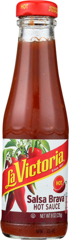 LA VICTORIA: Sauce Hot Salsa Brava, 8 oz