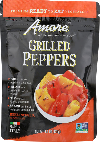 AMORE: Peppers Grilled, 4.4 oz