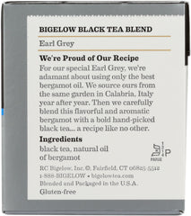 BIGELOW: Tea Black Tea Earl Grey, 20 tea bags