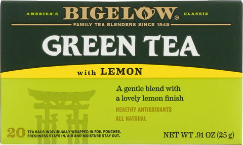 BIGELOW: Green Tea With Lemon, 20 tea bags