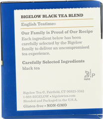 BIGELOW: English Teatime Black Tea 20 Bags, 1.5 oz