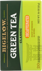 BIGELOW: Green Tea Classic Decaffeinated 20 Tea Bags, 0.91 oz