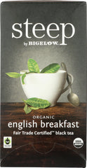 BIGELOW: Steep Organic English Breakfast Tea, 1.60 oz