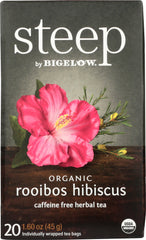 BIGELOW: Organic Rooibos Hibiscus Tea, 1.60 oz